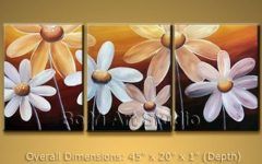 20 Best Ideas Flower Wall Art Canvas