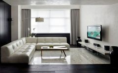 Modern Contemporary Apartment Sofa and TV Cabinet