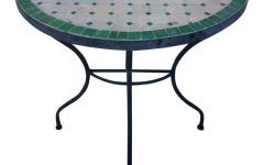 15 Best Collection of Green Mosaic Outdoor Accent Tables