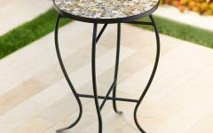 15 Best Collection of Mosaic Black Iron Outdoor Accent Tables