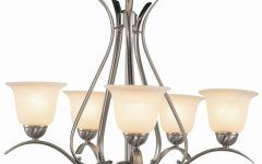 The Best Newent 5-Light Shaded Chandeliers