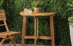 15 Ideas of Natural Acacia Wood Bistro Dining Sets