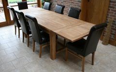 Top 20 of Oak Extending Dining Tables and 8 Chairs