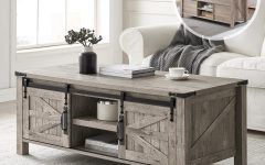 Coffee Tables With Sliding Barn Doors