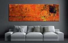 20 Best Collection of Orange Canvas Wall Art