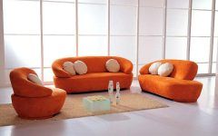 20 Collection of Orange Modern Sofas