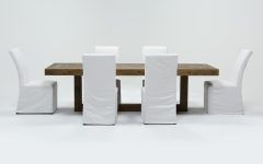 20 Collection of Palazzo 7 Piece Dining Sets With Pearson White Side Chairs