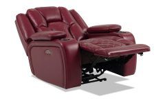 The 15 Best Collection of Panther Fire Leather Dual Power Reclining Sofas