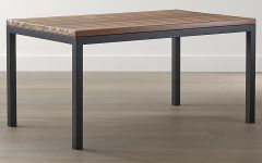 2024 Popular Dining Tables With Metal Legs Wood Top