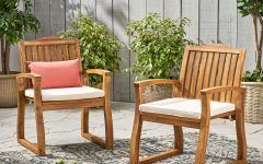 Top 15 of Wood Outdoor Armchair Sets
