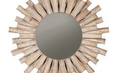 Top 20 of Perillo Burst Wood Accent Mirrors