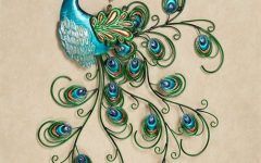 10 Ideas of Peacock Wall Art