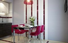 Purple Small Dining Room Design Ideas