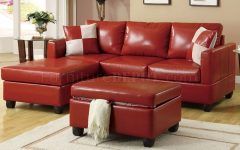 10 Best Small Red Leather Sectional Sofas