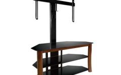 2024 Popular Wood TV Stands With Swivel Mount