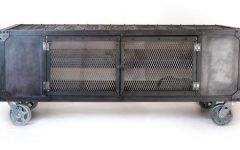 50 The Best Industrial Metal TV Cabinets