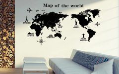 Top 10 of Wall Art Stickers World Map