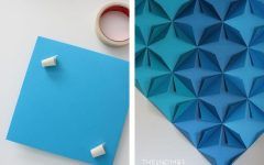 20 Best Collection of 3D Paper Wall Art