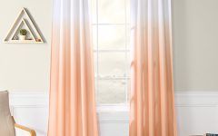 2024 Popular Ombre Faux Linen Semi Sheer Curtains