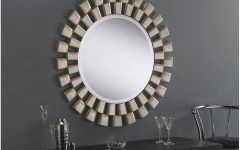 15 Best Ideas Silver Rounded Cut Edge Wall Mirrors