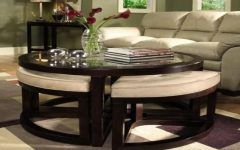 Round Coffee Table and Chairs Set Elegant Design