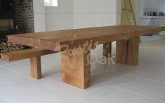 2024 Latest Rustic Oak Dining Tables