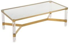 Top 40 of Rectangular Coffee Tables With Brass Legs