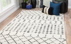 15 Best Collection of Ivory Black Rugs