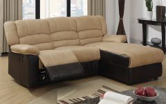 2024 Latest Sectional Sofas for Small Spaces With Recliners