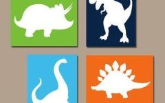 20 Collection of Dinosaur Canvas Wall Art