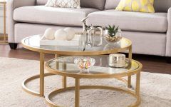 25 Best Collection of Silver Orchid Grant Glam Nesting Cocktail Tables