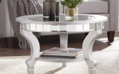2024 Latest Silver Orchid Olivia Glam Mirrored Round Cocktail Tables