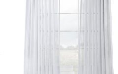 25 Best Double Layer Sheer White Single Curtain Panels