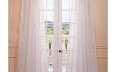 The Best Signature White Double Layer Sheer Curtain Panels
