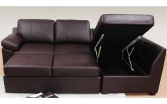  Best 15+ of Leather Corner Sofa Bed