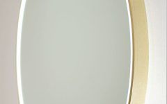 2024 Best of Brushed Gold Wall Mirrors