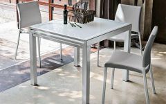 2024 Latest White Square Extending Dining Tables