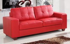  Best 10+ of Red Leather Sofas