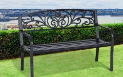 25 Best Ideas Strasburg Blossoming Decorative Iron Garden Benches