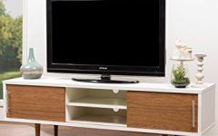 The 50 Best Collection of White Wood TV Stands