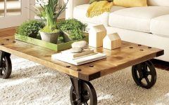 2024 Latest Coffee Tables With Wheels