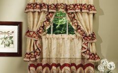 25 Inspirations Sunflower Cottage Kitchen Curtain Tier and Valance Sets