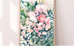 Top 15 of Flower Garden Wall Art