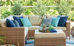 15 Best Ideas Blue and Brown Wicker Outdoor Patio Sets