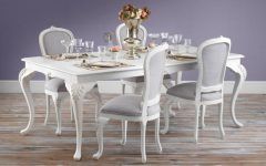 20 Ideas of Shabby Chic Cream Dining Tables and Chairs