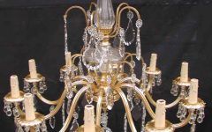 15 Best Ideas Antique Brass Crystal Chandeliers