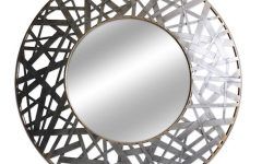 20 Photos Round Galvanized Metallic Wall Mirrors