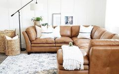 10 The Best Camel Sectional Sofas