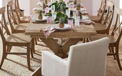 25 Inspirations Seadrift Toscana Pedestal Extending Dining Tables