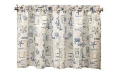 25 The Best Vintage Sea Shore All Over Printed Window Curtains